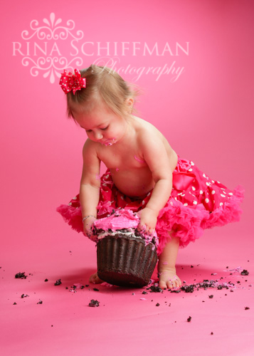 NY Baby photographer cake smash